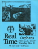 Real Time flyer for Orphans 11/21/1989