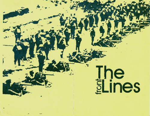 The Front Lines - blank flyer from 1979-80