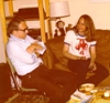 Barry and Kier visit in Barry's old Capitol Hill townhouse c.1979